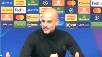Guardiola: "Hicimos un partido muy bueno y espero no haber sido arisco en mi respuesta"