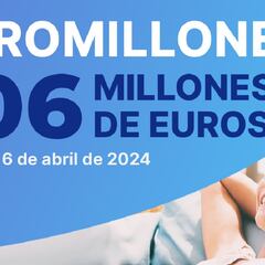 Euromillones: comprobar los resultados del sorteo de hoy, martes 16 de abril