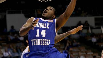 Marcos Knight, durante su etapa en Middle Tennessee State Blue Raiders.