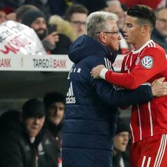 Rummenigge destaca el trabajo que hizo Heynckes con James
