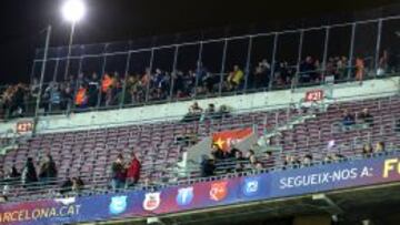 El Barça enjaula a la afición del Valencia en una prueba piloto