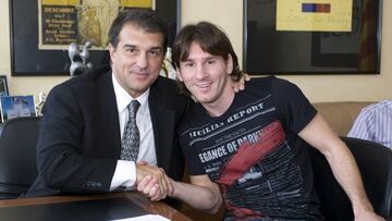 Joan Laporta: "La continuidad de Leo Messi es prioritaria"