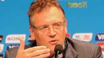 J&eacute;rome Valcke, secretario general de la FIFA.