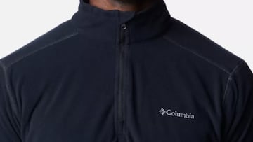 Forro polar Columbia Klamath Range con cuello y media cremallera para hombre