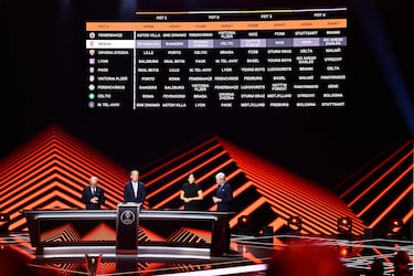 Sorteo Europa League 25/26: Estos son los rivales en fase liga de Durán, Lucumí, Deossa, Cortés...