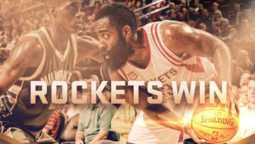 Harden, responsable de más de la mitad de los puntos de Houston