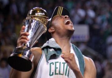 En 2008 llegó a la final de la NBA contra Los Angeles Lakers. Los Celtics ganaron 4-2 a los angelinos y Paul Pierce consiguió su primer anillo. Fue elegido MVP de la final.