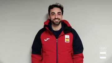 Adrián Díaz será el abanderado español en la ceremonia de clausura de Pekín 2022