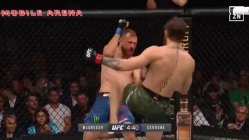 Desatado es quedarse muy corto: la secuencia de McGregor destrozando en 40" a Cerrone