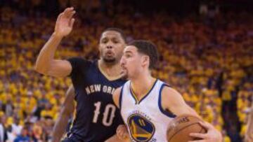 Klay Thompson decide otro sufrimiento en Oakland
