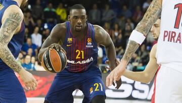 El retorno de Rakim Sanders, en ausencia de Séraphin y Hanga puede aportar potencia física a un Barcelona muty castigado por las lesiones.