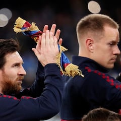 Ter Stegen se 'olvida' de Messi en su once ideal