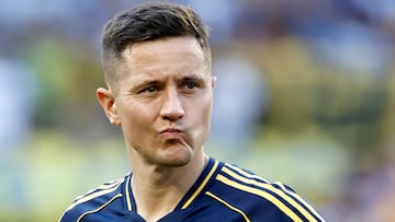 Ander Herrera se lesiona en el partido que enfrenta a Boca Juniors vs Benfica.