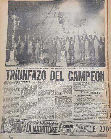 ‘Tucu’ Contreras entró en la historia de la U: su proeza no ocurría hace 57 años en Chile