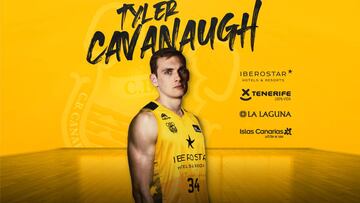 Tyler Cavanaugh apuntala la pintura del Iberostar Tenerife