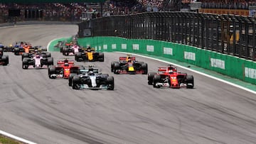 Vettel adelanta a Bottas en Brasil 2017, F1. 