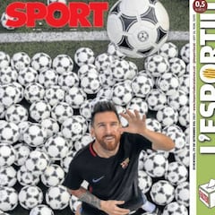 Messi y el tuit de Piqué, en las portadas catalanas