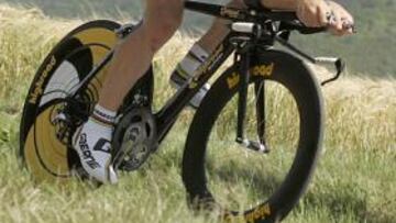 <strong>ESPECIALISTA.</strong> Bert Grabsch hizo buena su condición de actual campeón del mundo contrarreloj.