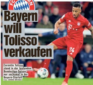Tolisso: un damnificado de la revolución del Bayern
