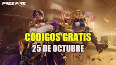 Free Fire | Códigos de hoy viernes 25 de octubre de 2024: recompensas gratis