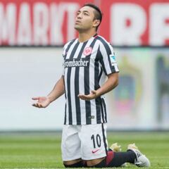 Marco Fabián tiene sus primeros minutos del año con el Frankfurt