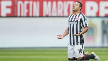 Marco Fabián reapareció en el Frankfurt. El volante mexicano disputó sus primeros minutos del año en la derrota de su equipo ante el Bayern