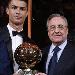 Florentino: "Hay un amor entre el Real Madrid y el Balón de Oro"