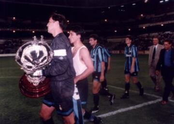 1993. El Inter de Milan ganó el Trofeo Santiago Bernabéu. 