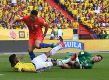 Colombia vs Chile en Barranquilla.