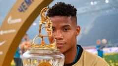 Wilmar Barrios, campe&oacute;n con el Zenit de Rusia