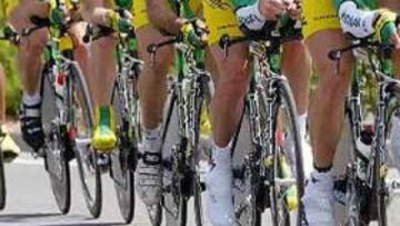 <B>GRAN NIVEL.</B> Muchos de los ciclistas que correrán el Tour están presentes en la Volta.