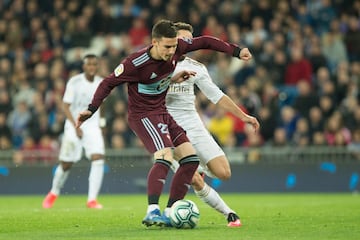 Santi Mina, en el 84', empató el partido para el Celta. 2-2.