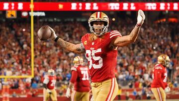 San Francisco will be looking to make history against Patrick Mahomes and Travis Kielce at Allegiant Stadium, Las Vegas.