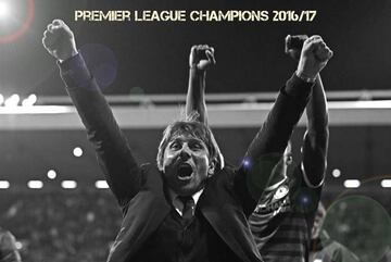 Antonio Conte comes and conquers the Premier League at the first time of asking.