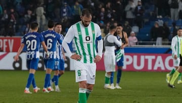 Pezzella, tras la derrota ante el Alavés.