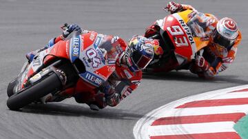 Dovizioso y Márquez.