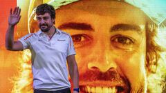 SUKI075. Abu Dhabi (United Arab Emirates), 24/11/2018.- Spanish Formula One driver Fernando Alonso of McLaren poses for photographers during his farewell party at the Yas Marina circuit on 24 November 2018, in Abu Dhabi, ahead of the Abu Dhabi Formula One Grand Prix. (F&oacute;rmula Uno) EFE/EPA/SRDJAN SUKI