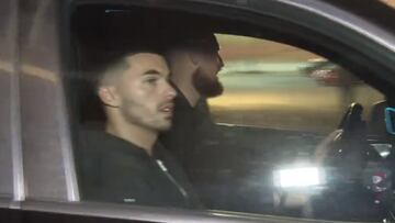 Nemanja Radonjic y Predrag Rajkovic, jugadores del Real Mallorca.