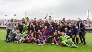 Pamela Tajonar a la final de la Champions con el Barcelona