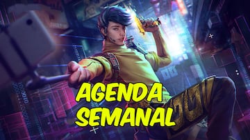 Agenda semanal de Free Fire del 17 al 23 de abril con Luck Royale y Ruleta de Tokens