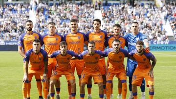 Once inicial del Málaga,