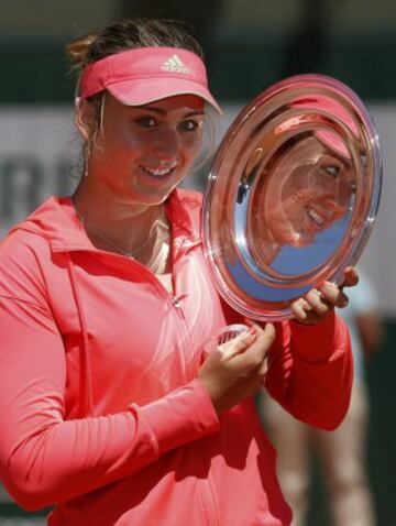 La española se impuso por un contundente doble 6-3 a la moscovita Anna Kalinskaya en la final. Idolatra a Sharapova y cuenta también con la nacionalidad estadounidense.