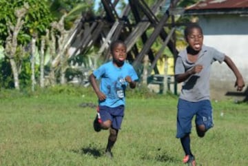 El fútbol como medio para salir de la pobreza infantil en Honduras