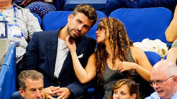 Shakira and Gerard Pique cheer on Rafael Nadal at the 2019 US Open