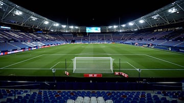 General view inside the stadium prior to the Copa del Rey Round of 16 match between Levante UD and Atletico de Madrid at Estadi Ciutat de Valencia, January 18, 2023, Valencia, Spain. (Photo by David Aliaga/NurPhoto via Getty Images)