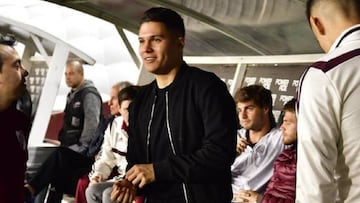Juanfer Quintero ya está de regreso en Argentina