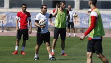 Entrenamiento del Almería