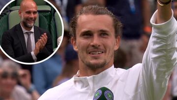 All the Centre Court of Wimbledon laughs: Zverev’s offer to Guardiola steals the show!