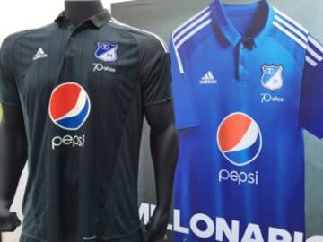 Millonarios presentó su camiseta oficial para 2016 conmemorando sus 70 años 