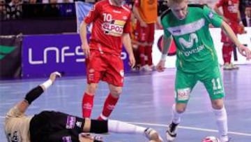 Solo el Inter tuvo acierto en un partido muy intenso